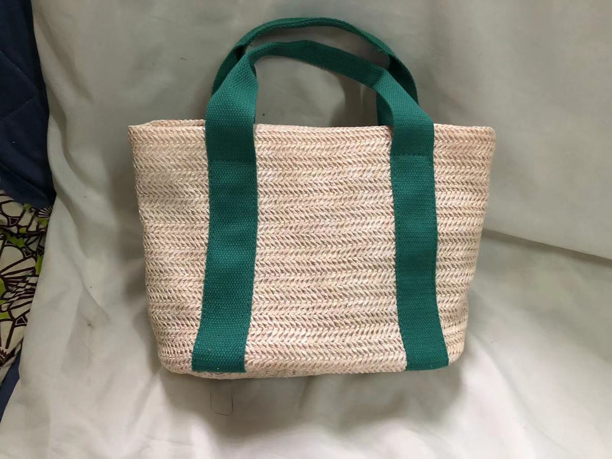 Summer Vacation Basket Straw Woven Tote Bag