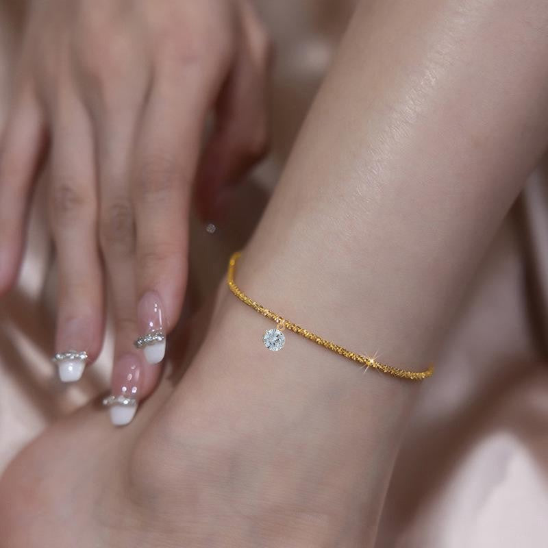 Exotic Retro Fashion Multi-Layer Tassel Metal Chain Anklet