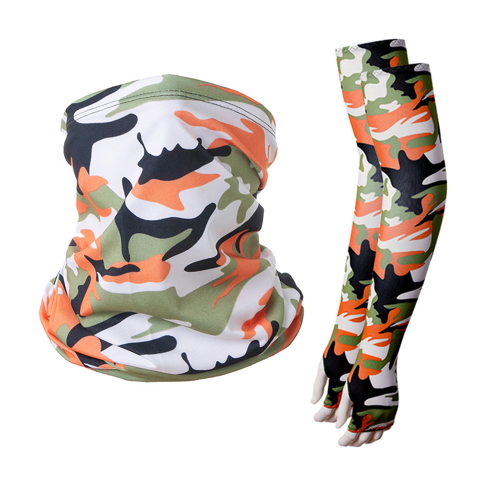 Conjunto de bufanda mágica de verano unisex para ciclismo con protección solar