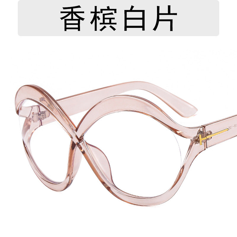 Gafas de sol de moda con montura grande