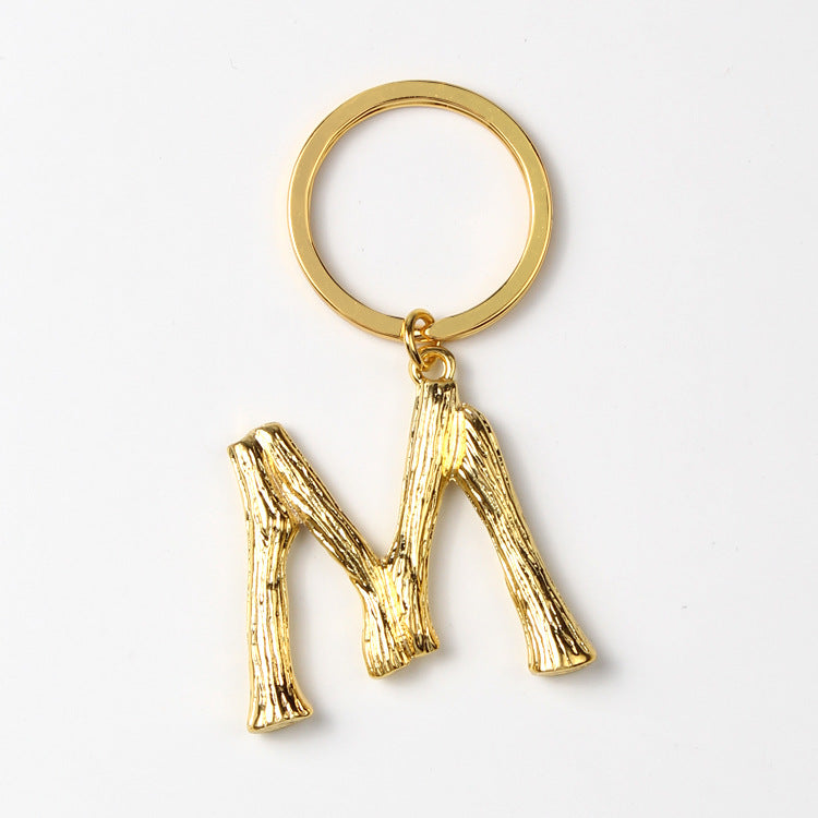Fashion Creative Alphabet Keychain