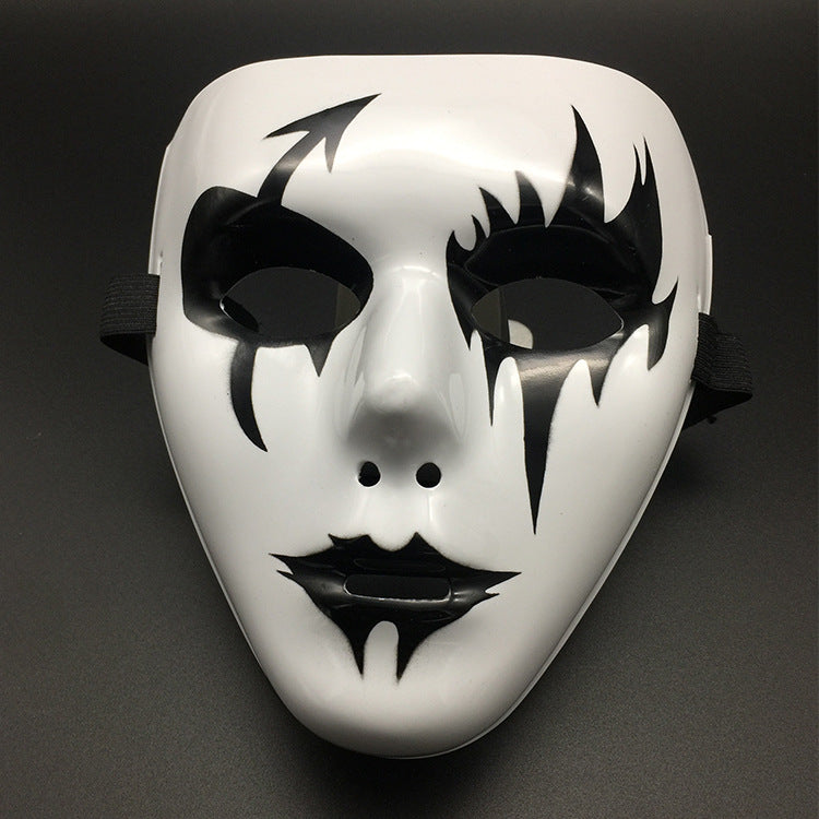 Men Simple Hand-Painted Full-Face Halloween Mask