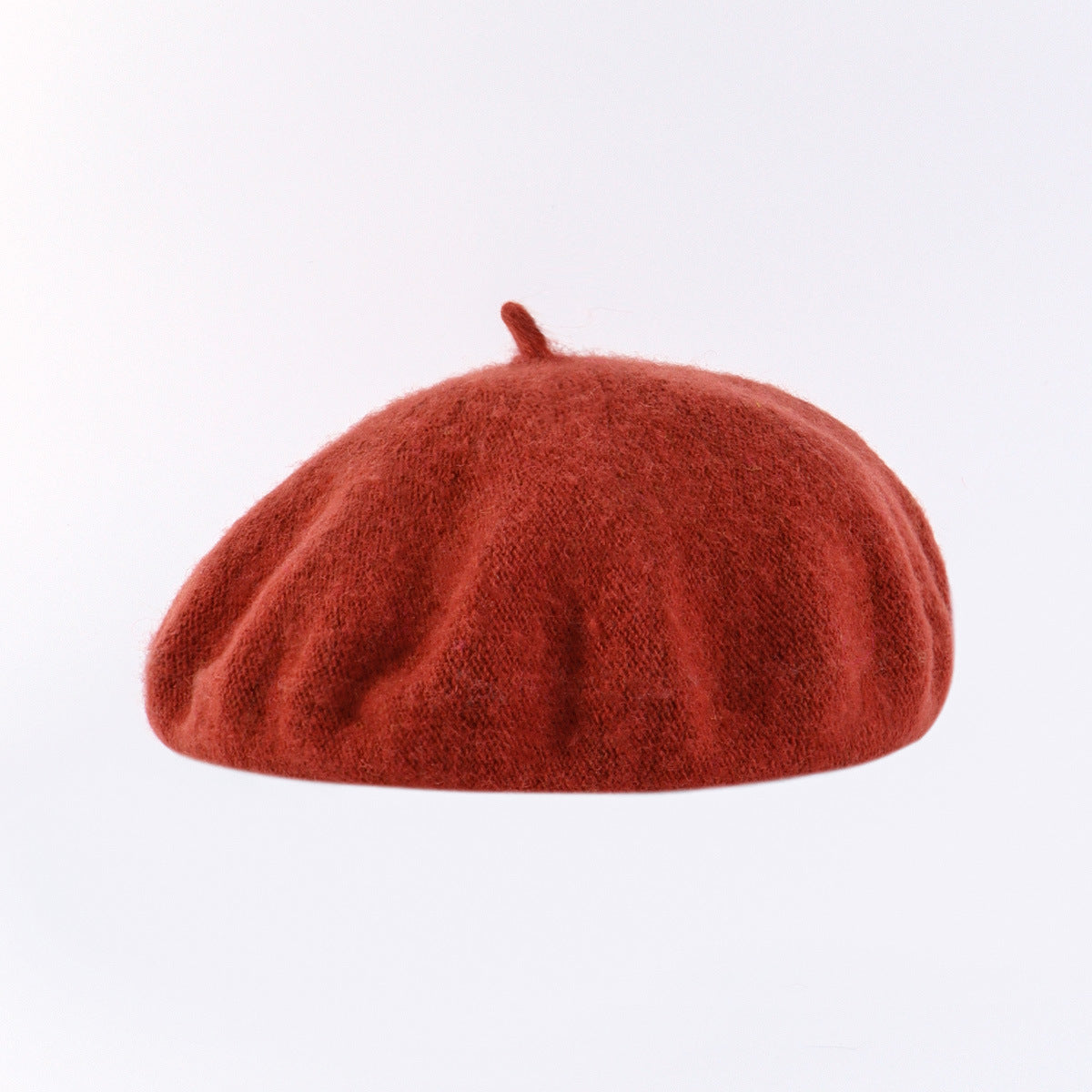 Women Fashion Elegant Solid Color Wool Beret Cap