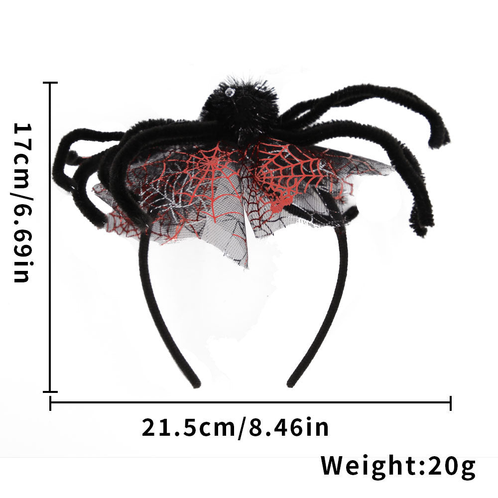 Diadema estéreo para fiesta de Halloween con accesorios festivos