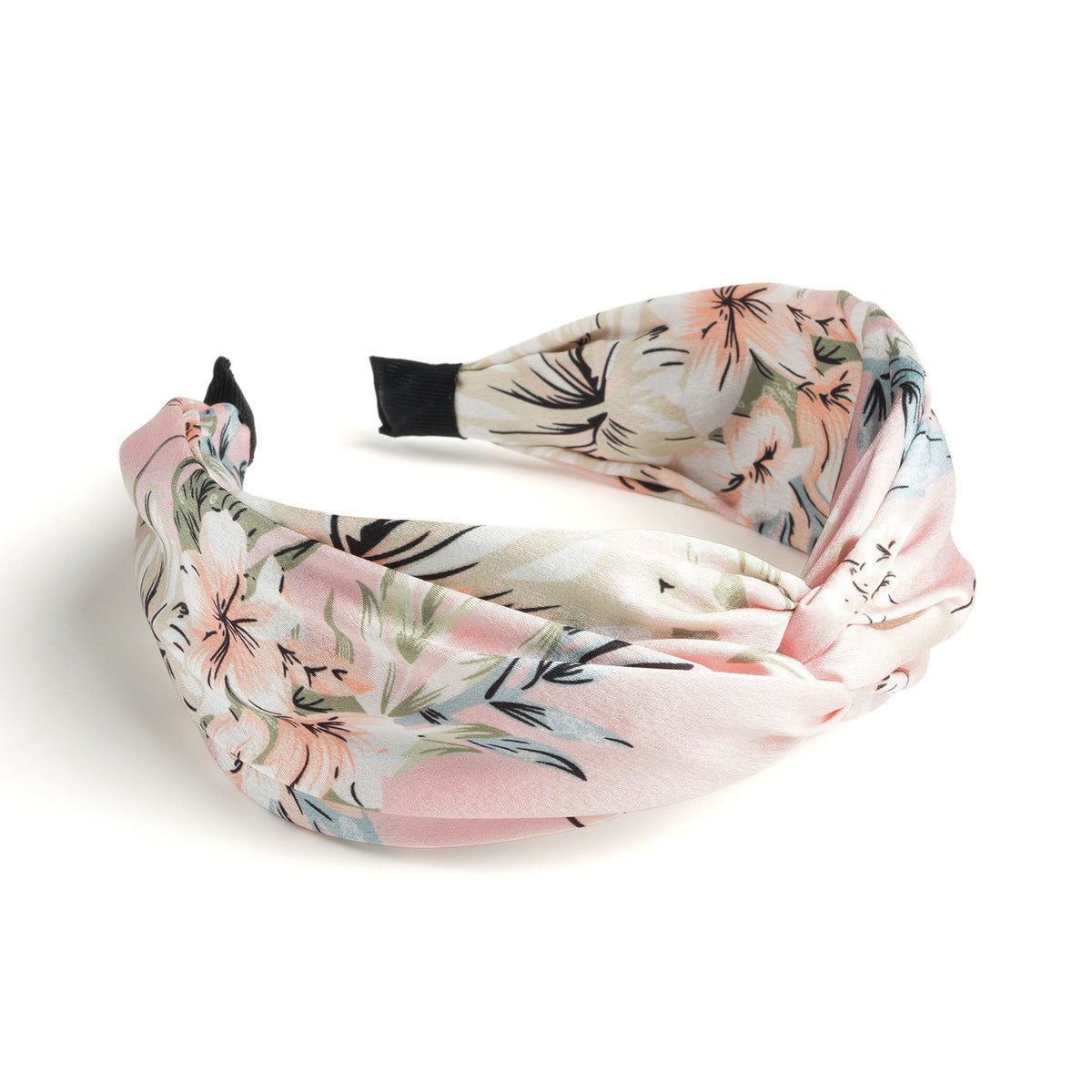 Banda ancha para el cabello con efecto tie-dye estilo bohemio para mujer con un estilo dulce