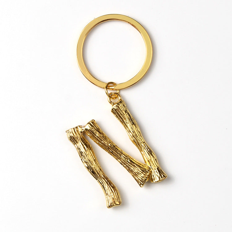 Fashion Creative Alphabet Keychain