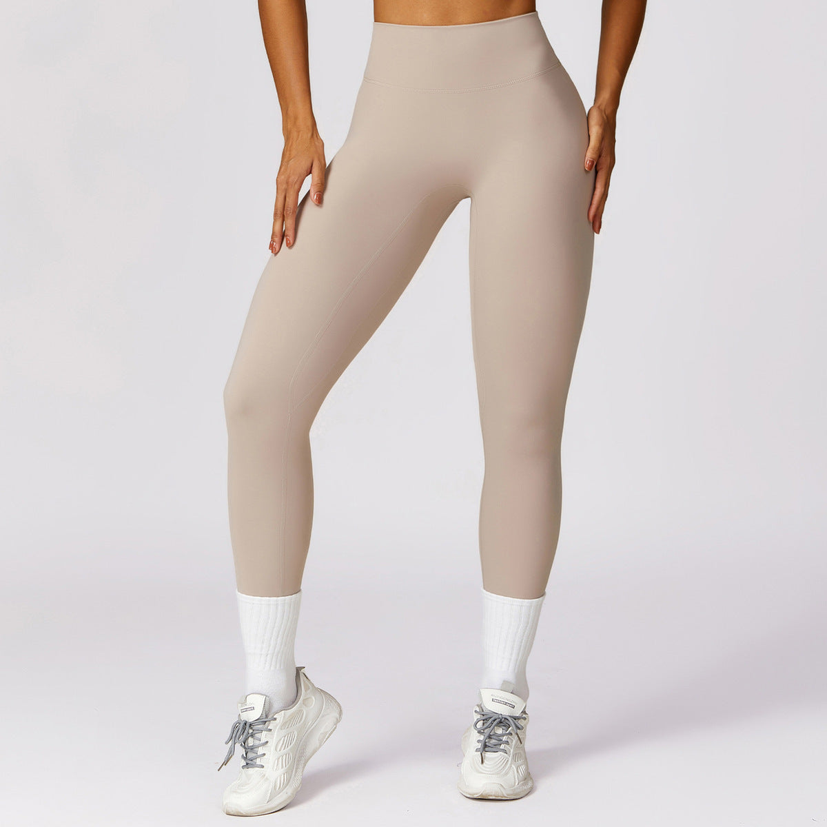Women Fashion Casual Solid Color Quick-Drying Yoga Pants