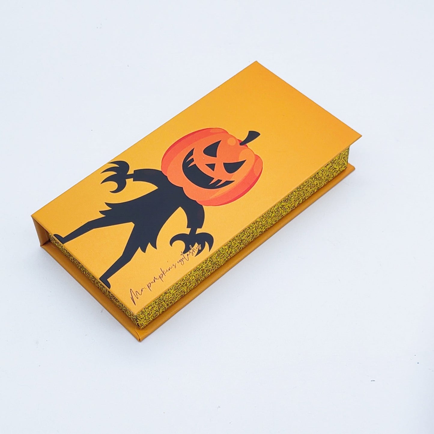 Caja de ataúd con embalaje de pestañas hexagonales para Halloween