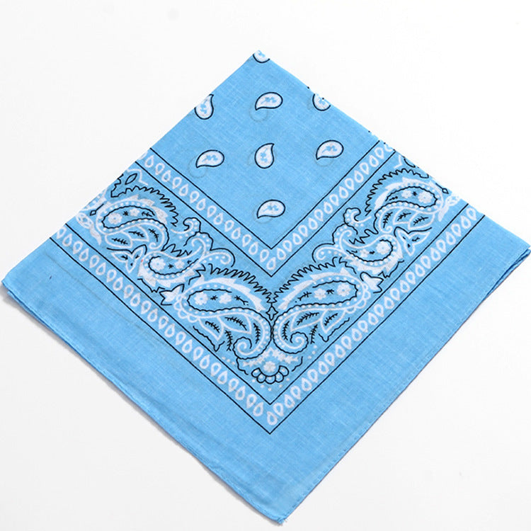 Women Fashion Cashew Print Square Scarf Cotton Street Style Accessory