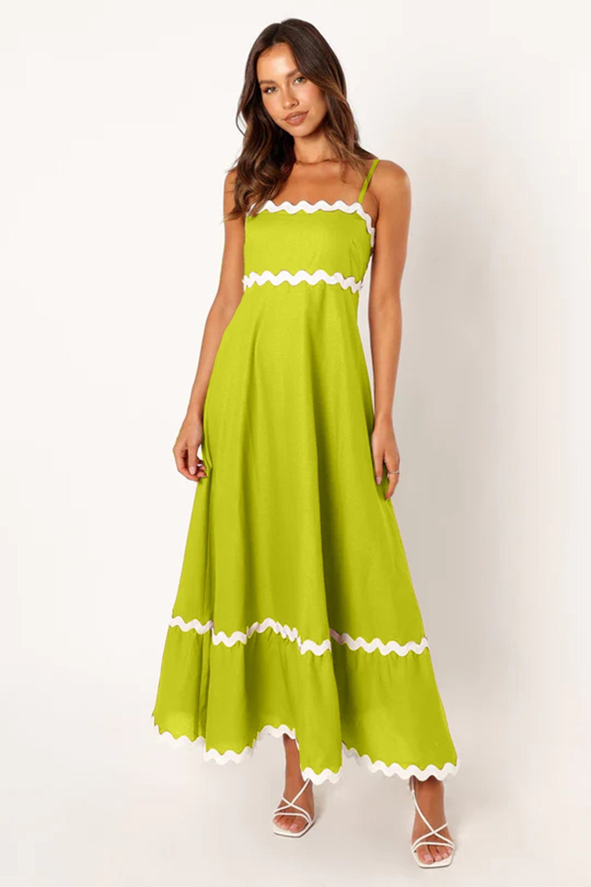 Women Casual Summer Vacation Floral Maxi Sun Dress