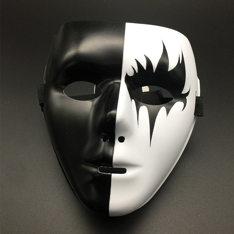 Men Simple Hand-Painted Full-Face Halloween Mask