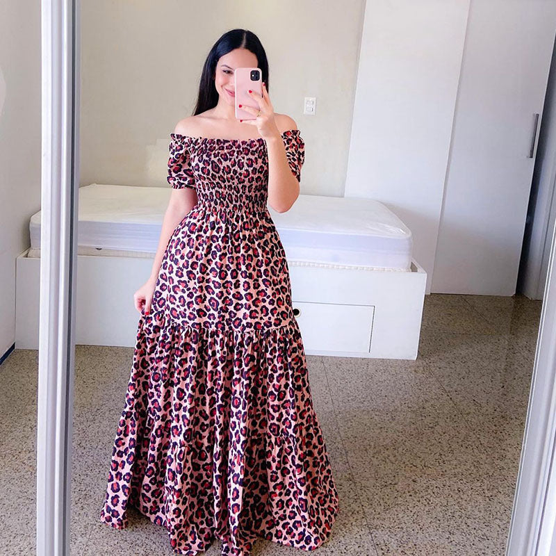 Summer Vacation Women's Rainbow Floral Maxi Dress