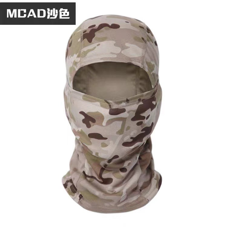 Camouflage Summer Riding Headgear Ice Silk Scarf