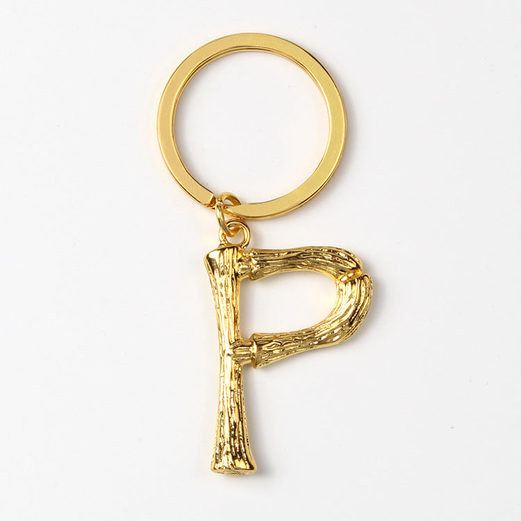Fashion Creative Alphabet Keychain