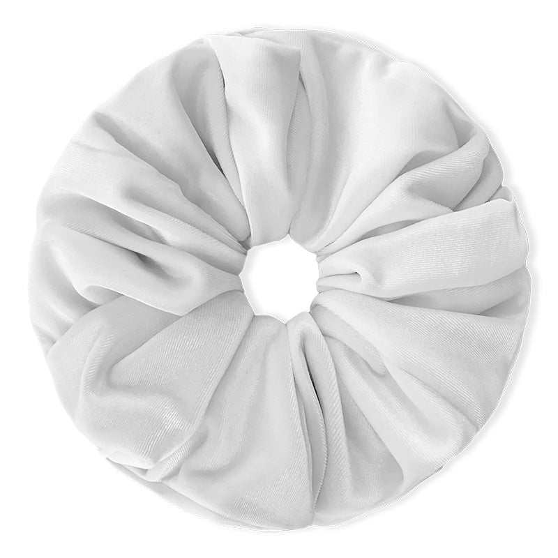 Chouchou en velours grande taille pour femme