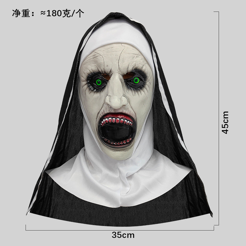 Máscara de calavera de látex blanca de Halloween Scream Horror