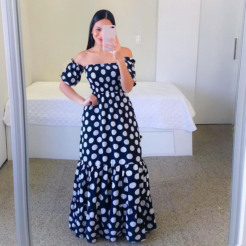 Summer Vacation Women's Rainbow Floral Maxi Dress