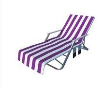 Toallas de playa geométricas con rayas informales de moda