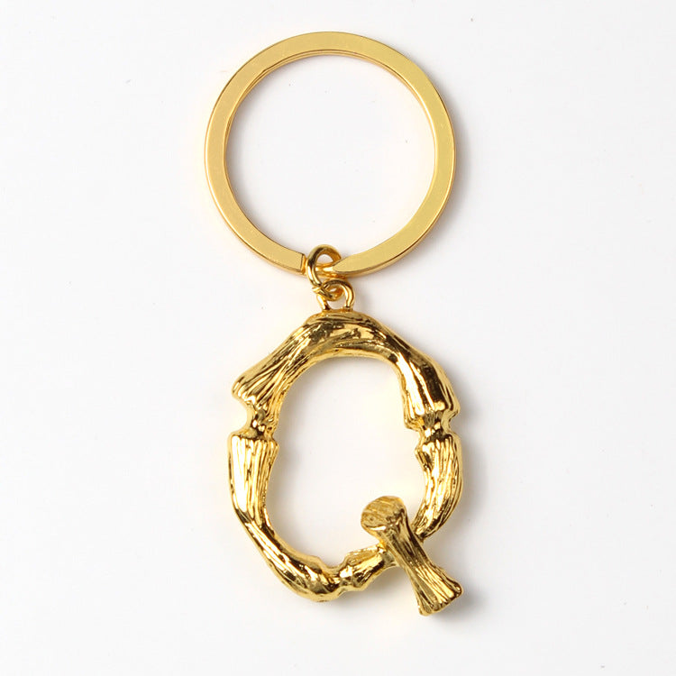 Fashion Creative Alphabet Keychain