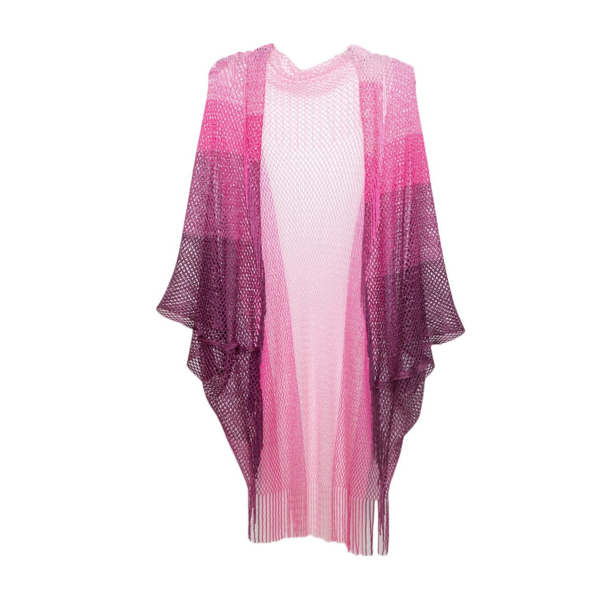 Women's Fashion Stripe Hollow Tassel Cover-Ups