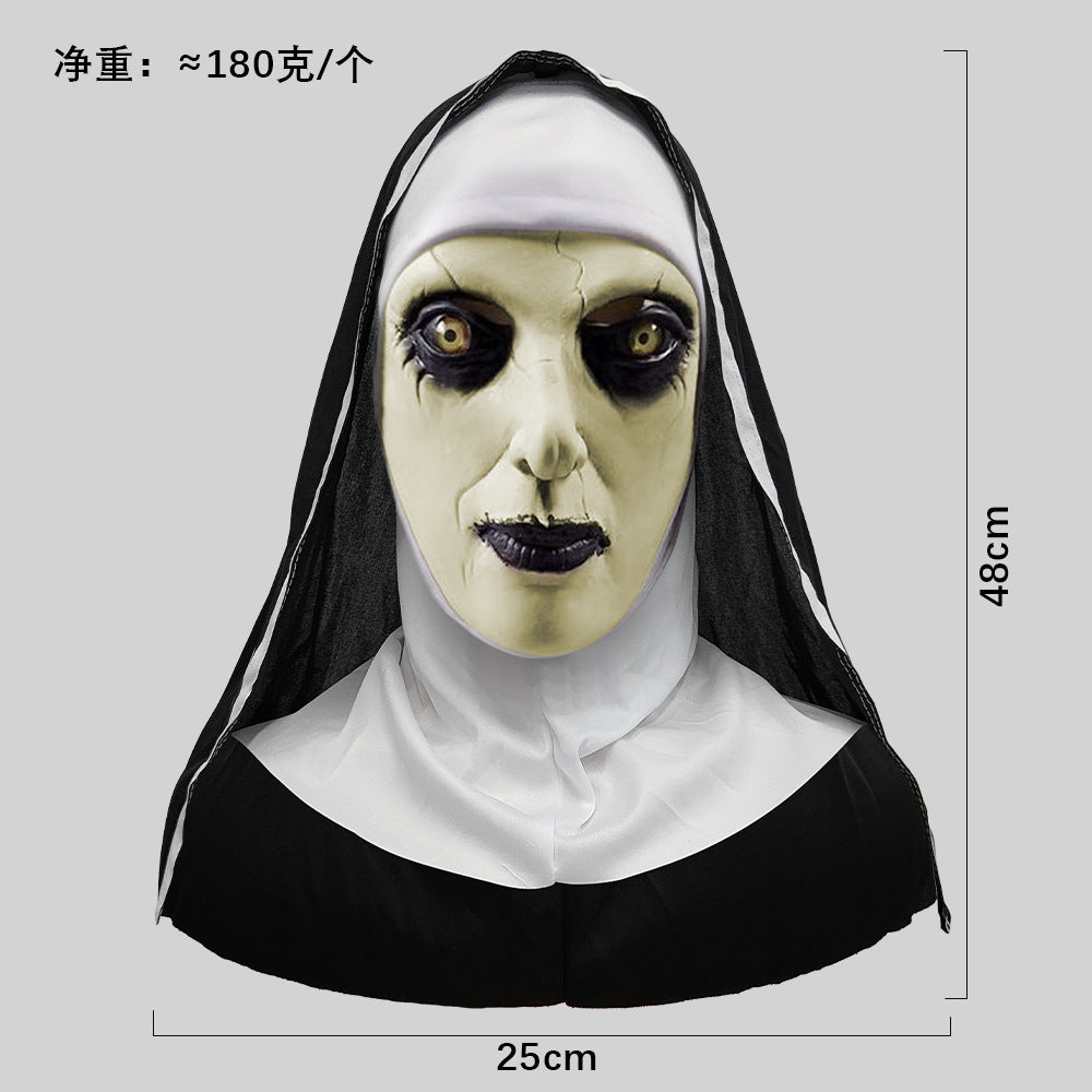 Máscara de calavera de látex blanca de Halloween Scream Horror