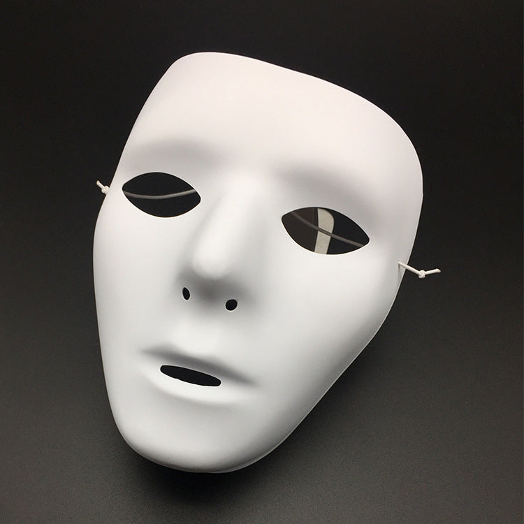 Men Simple Hand-Painted Full-Face Halloween Mask