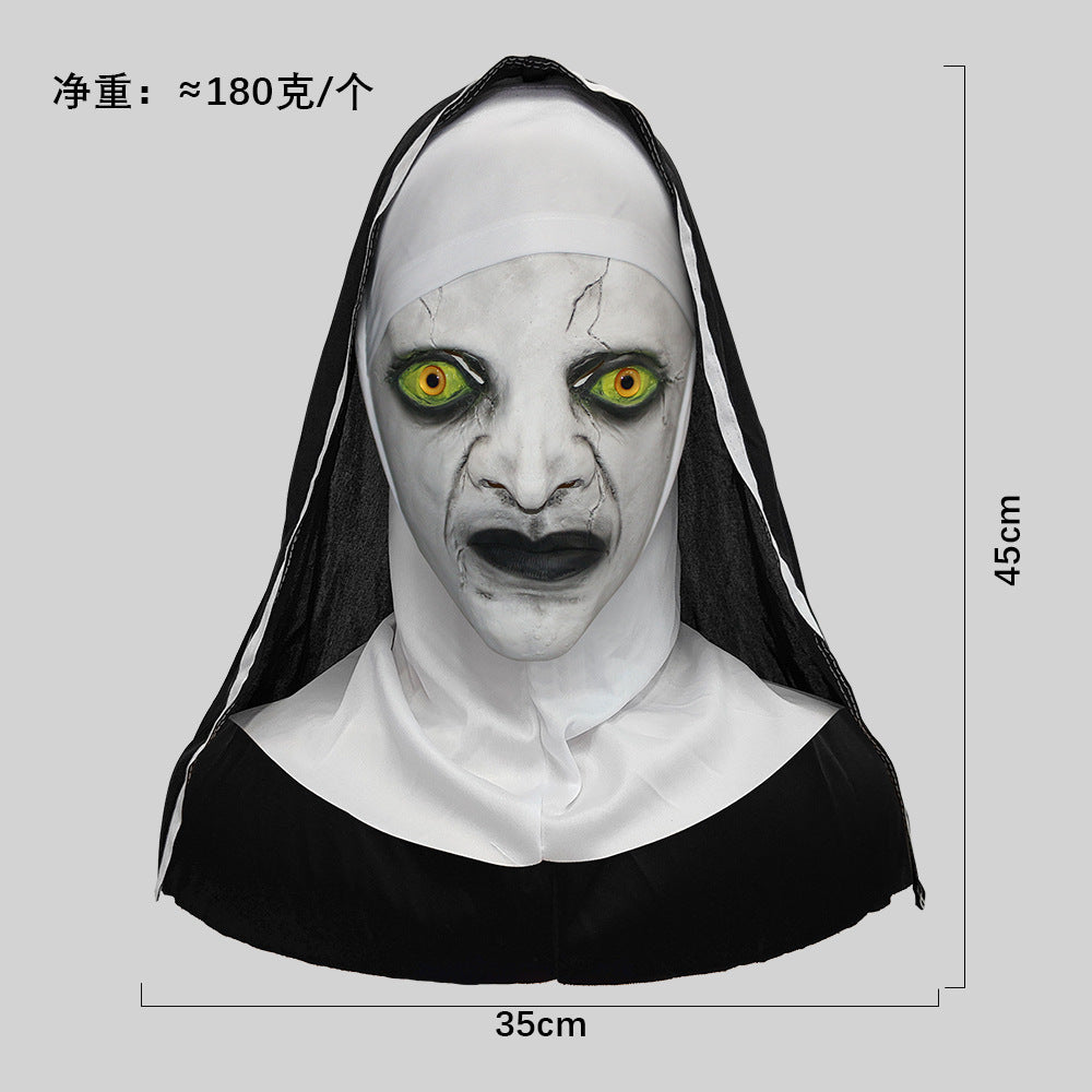 Máscara de calavera de látex blanca de Halloween Scream Horror