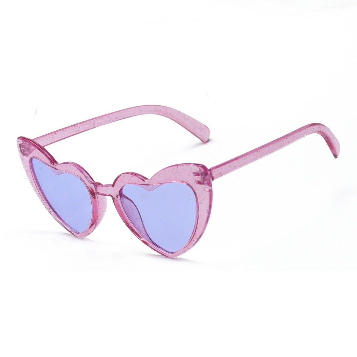 Retro Heart Shaped Sunglasses Resin Frame Literature and Art Style