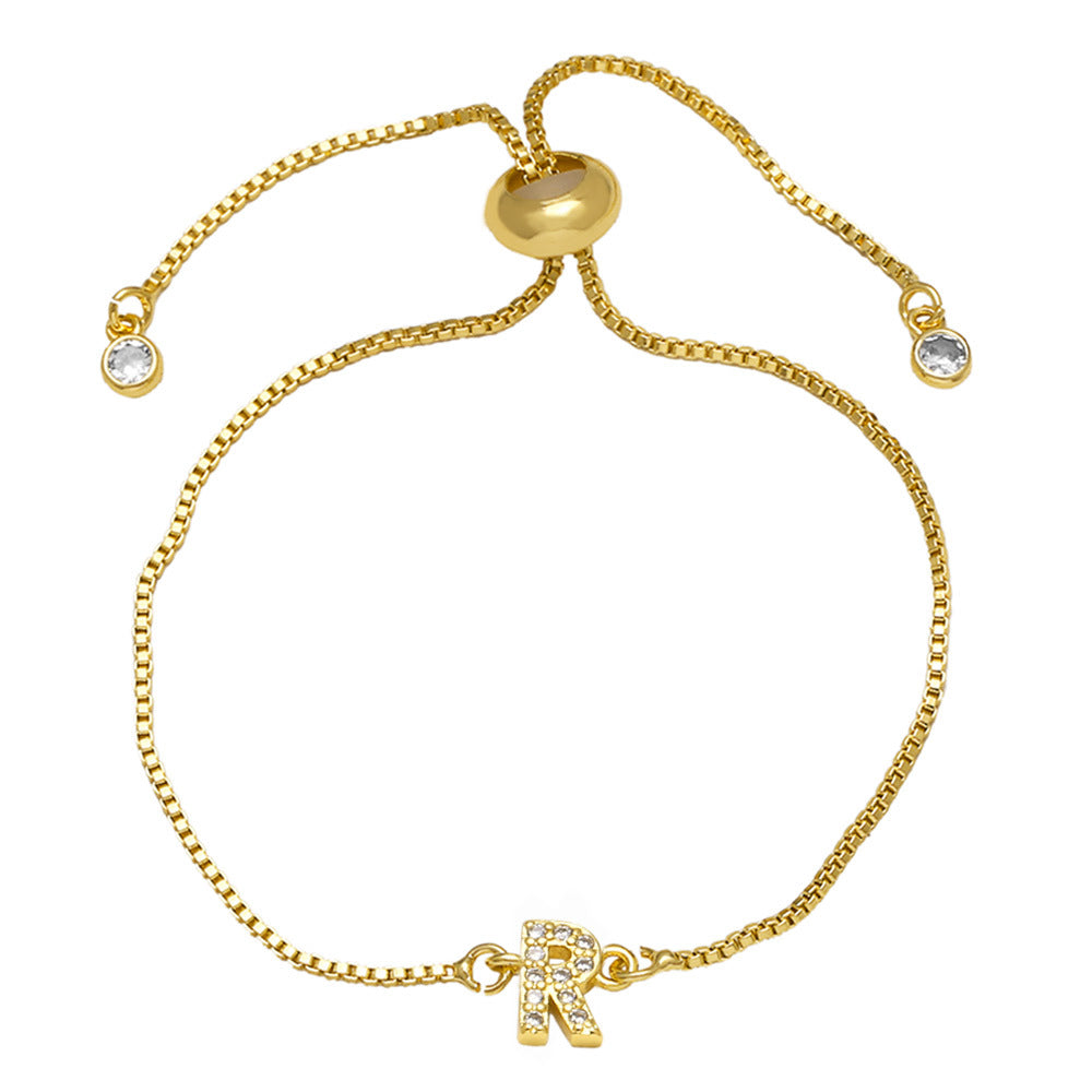 Fashion Adjustable Alphabet Bracelet for Women