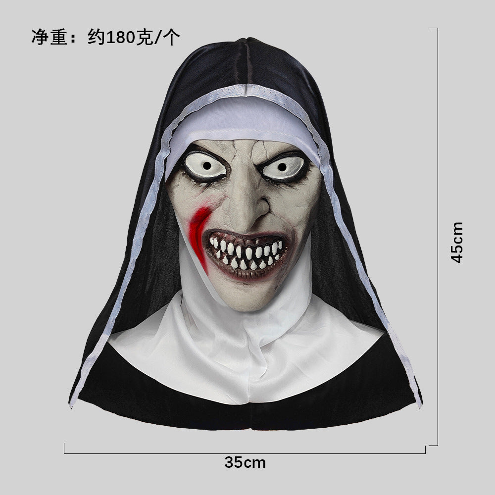 Máscara de calavera de látex blanca de Halloween Scream Horror