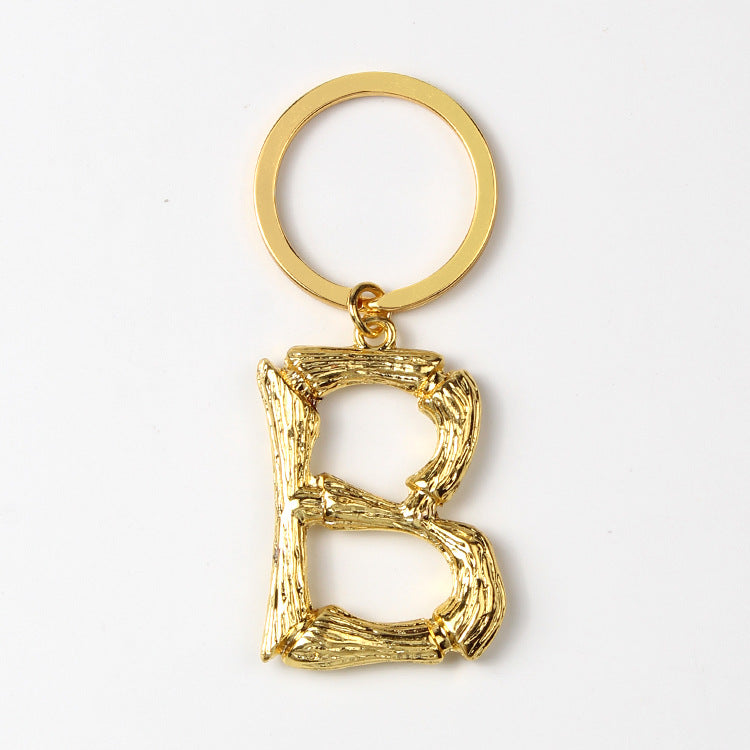 Fashion Creative Alphabet Keychain