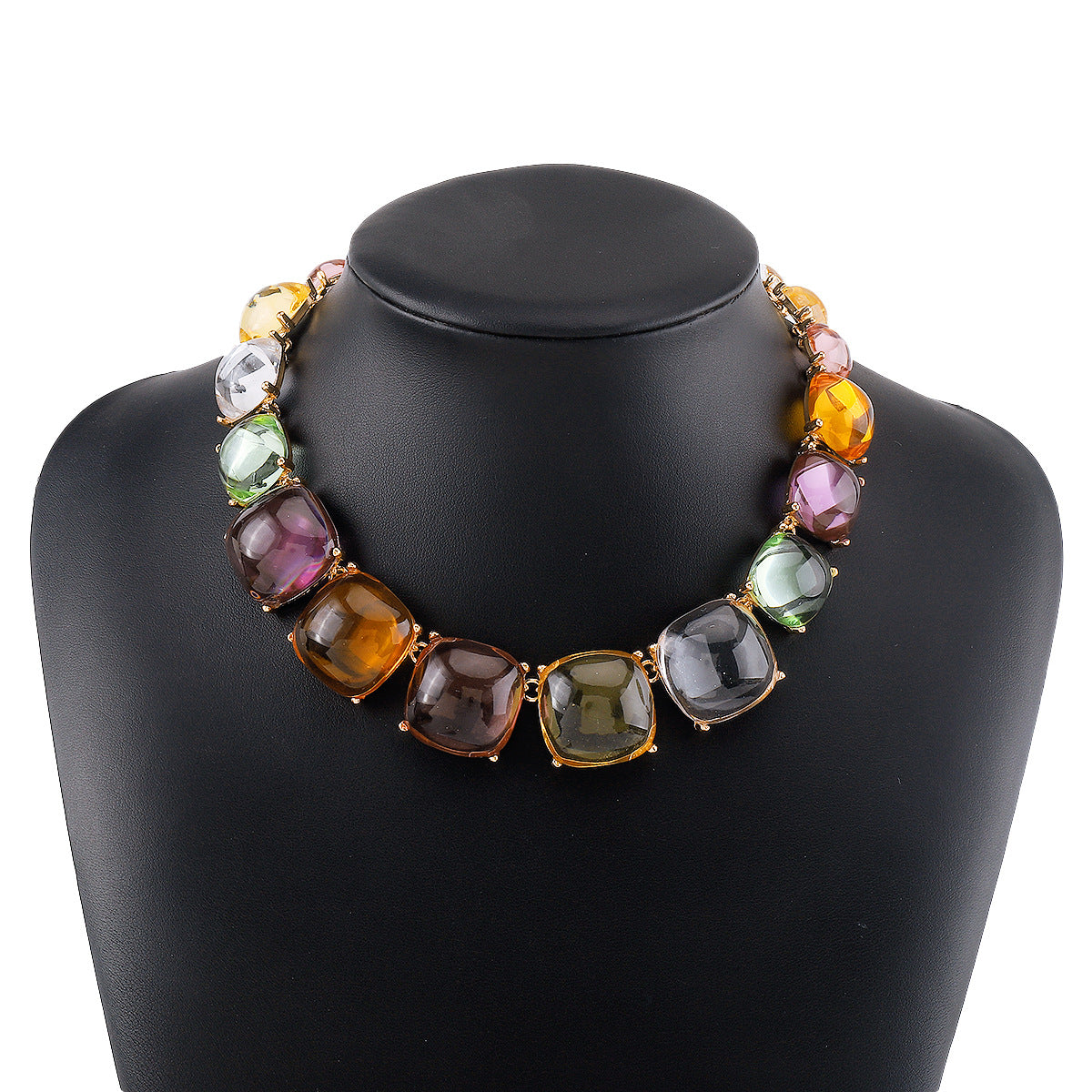 Women Fashion Bohemian Geometric Round Necklace