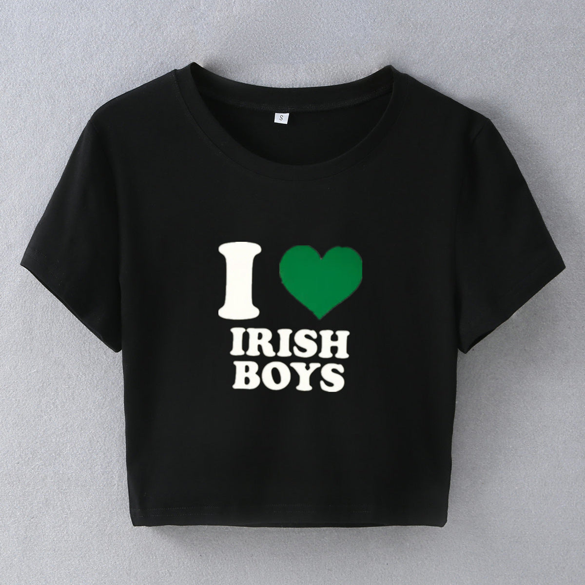 Street Fashion Women's Printed Navel Tee Cotton Polyester Short Sleeve Pullover