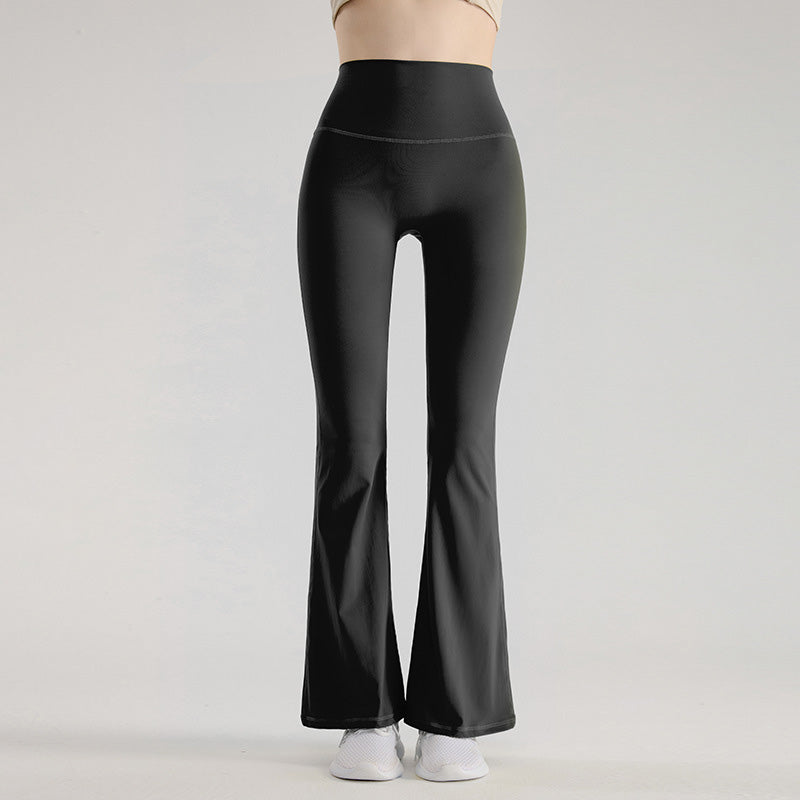Leggings de yoga taille haute sans coutures pour femmes, coupe large