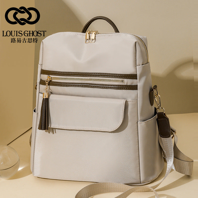Oxford Cloth Women Casual Lightweight Water-Repellent Backpack
