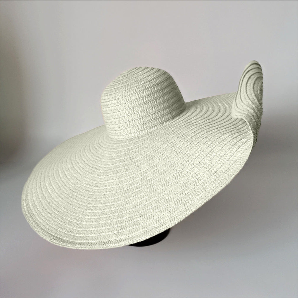 Beach Holiday Straw Collapsible Sun Hat with Color Options