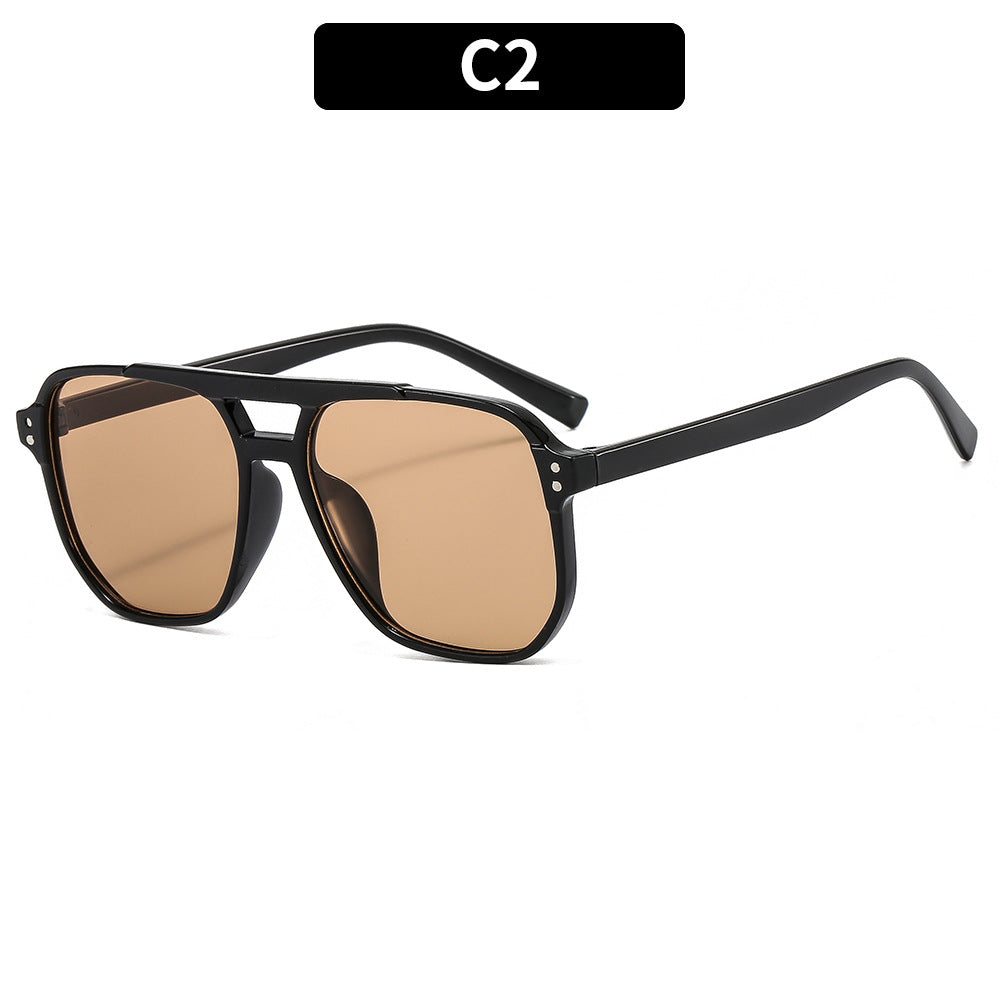 Fashion Large Frame Sunscreen Sunglasses