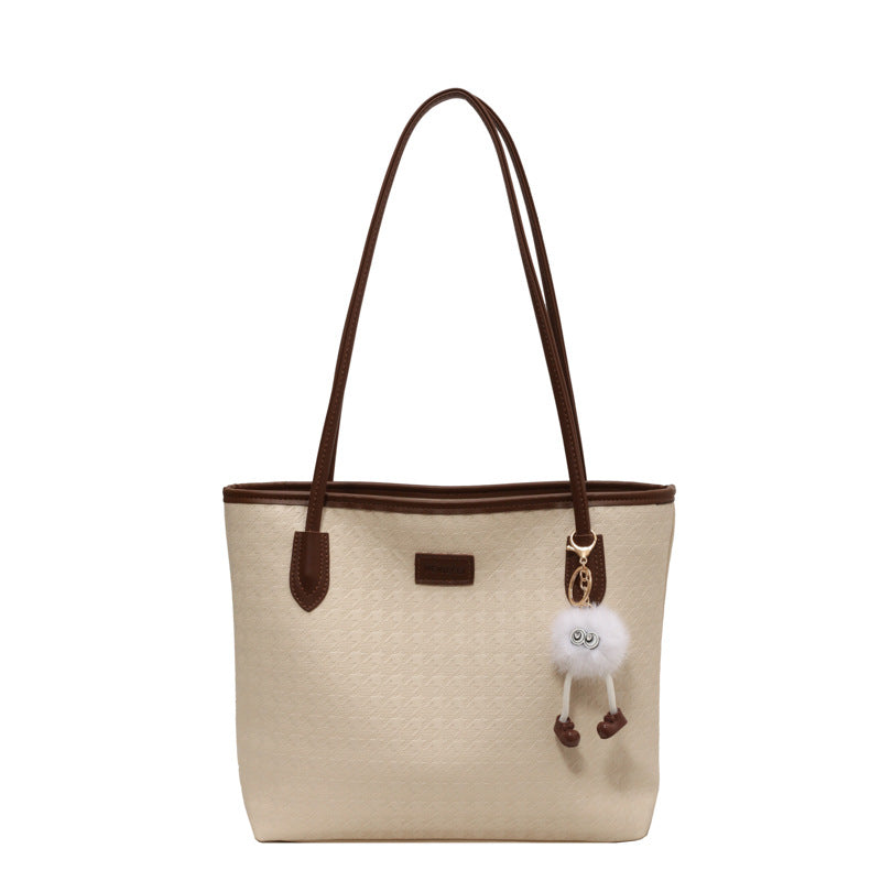 Bolso de mano informal de gran capacidad a la moda para mujer
