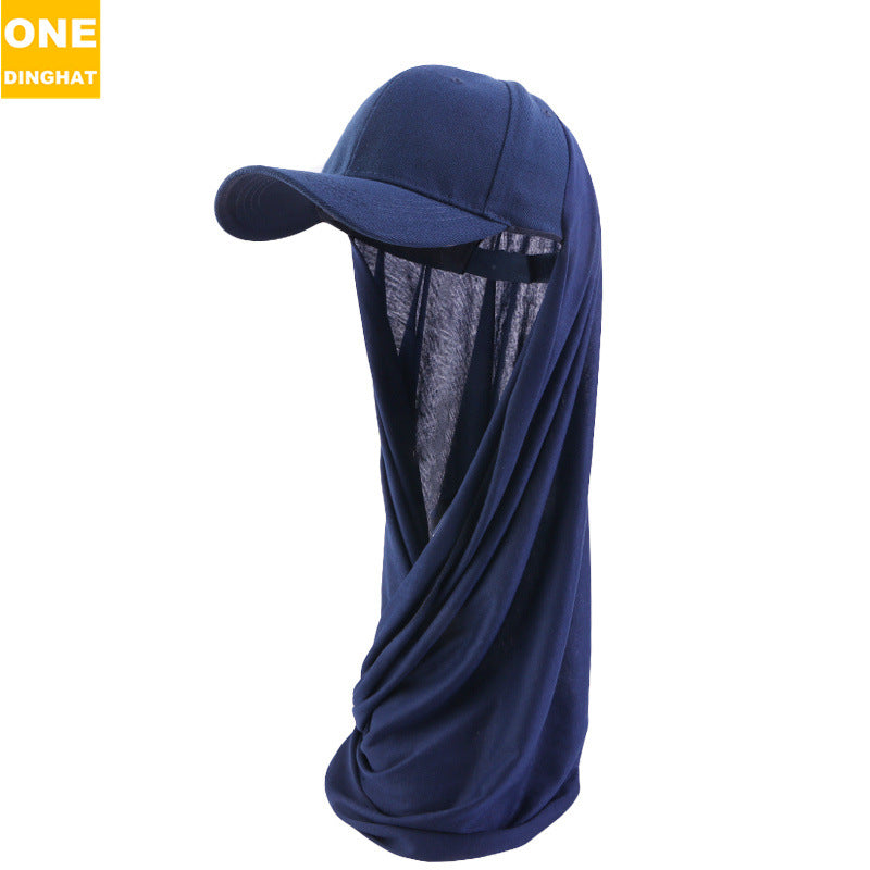 Casquette et écharpe pare-soleil une pièce tendance pour femme