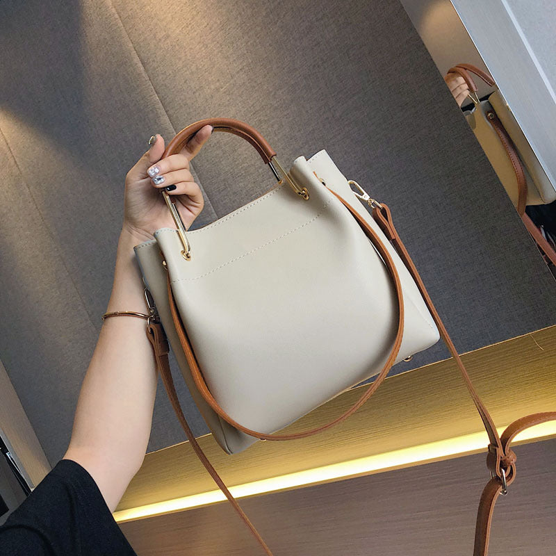 Women Bucket Large Capacity Shoulder Crossbody Bag