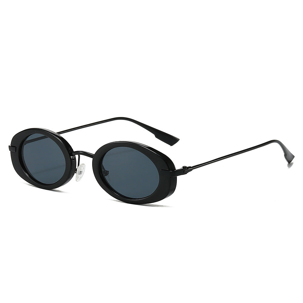 Women Retro Small Frame Oval Sunglasses Fashion Glasses for Women