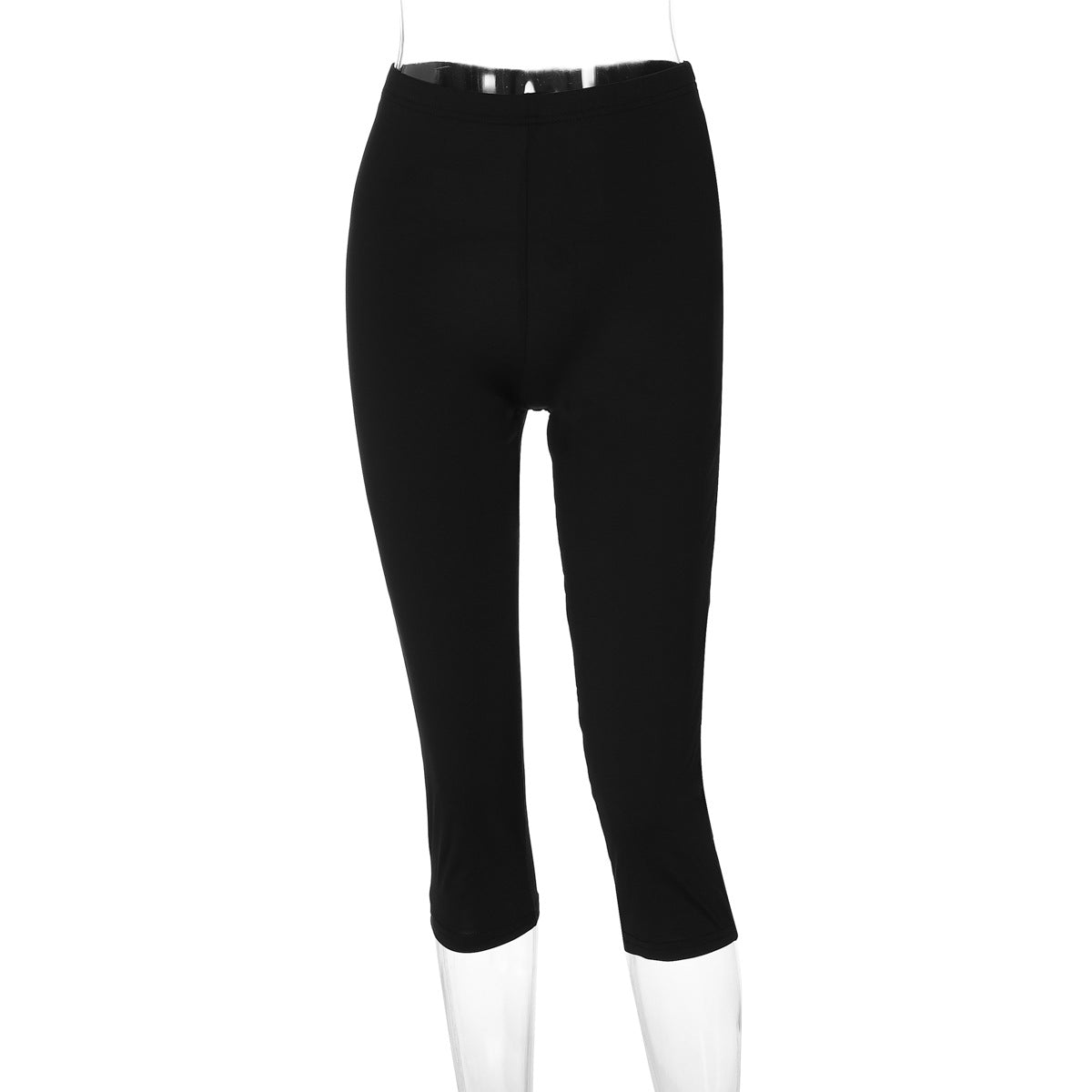 Pantalones ajustados de leopardo sexys de moda para mujer con material de fibra de leche