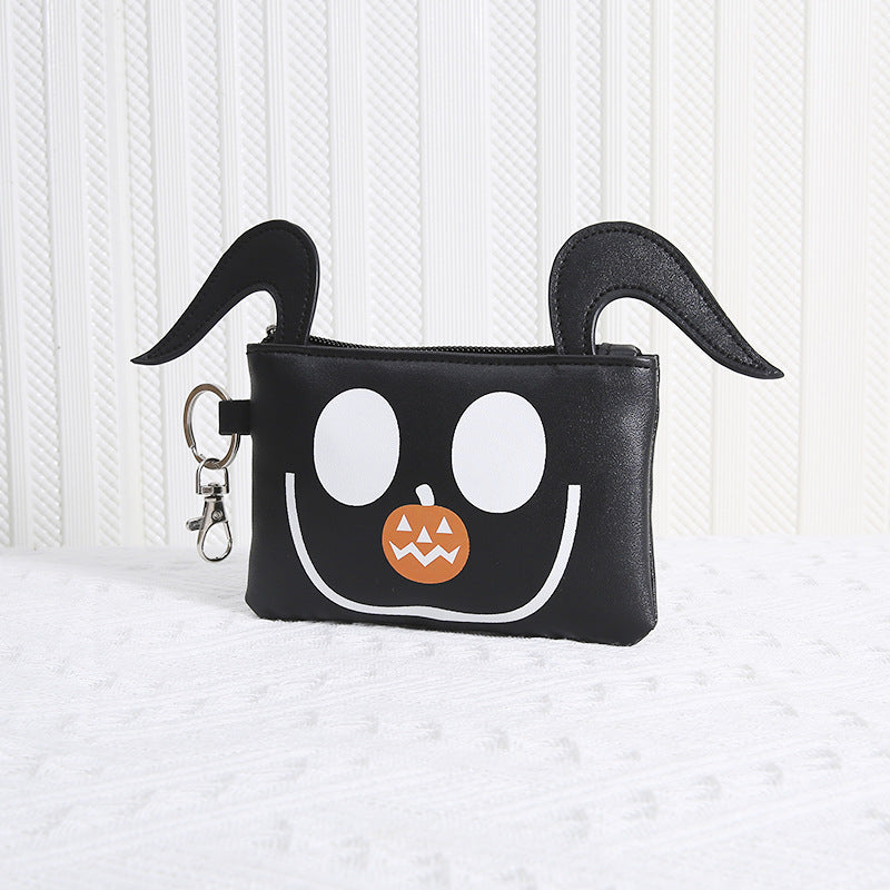 Monedero mini con diseño de parodia de Halloween para hombre y mujer