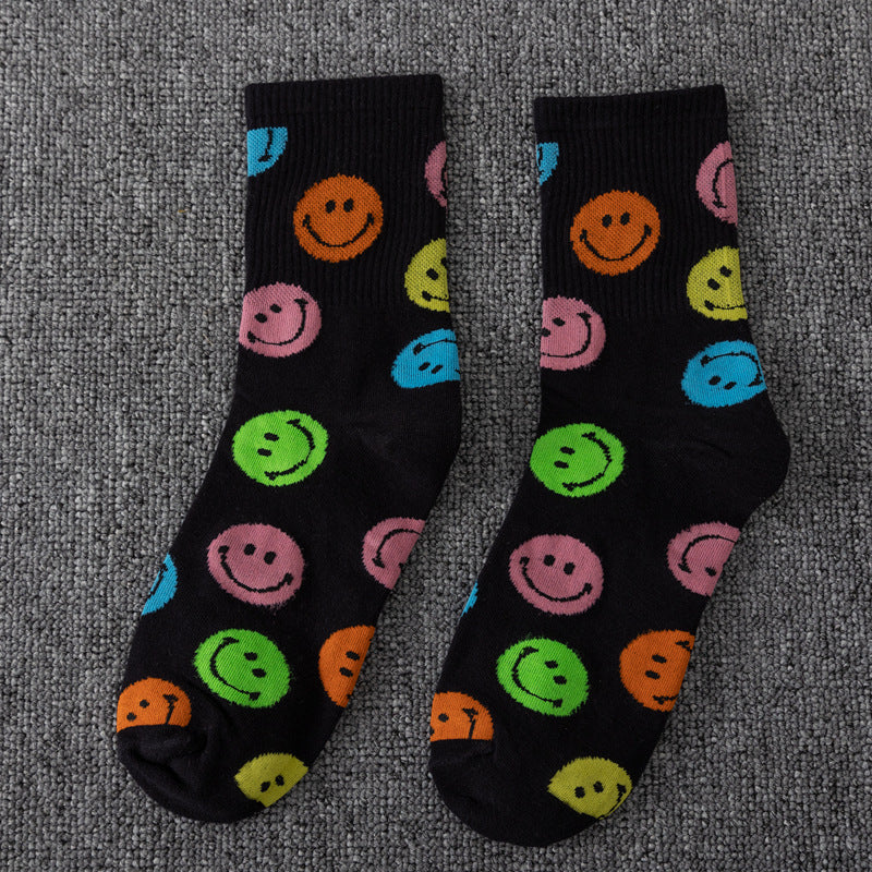 Calcetines de mujer con carita sonriente