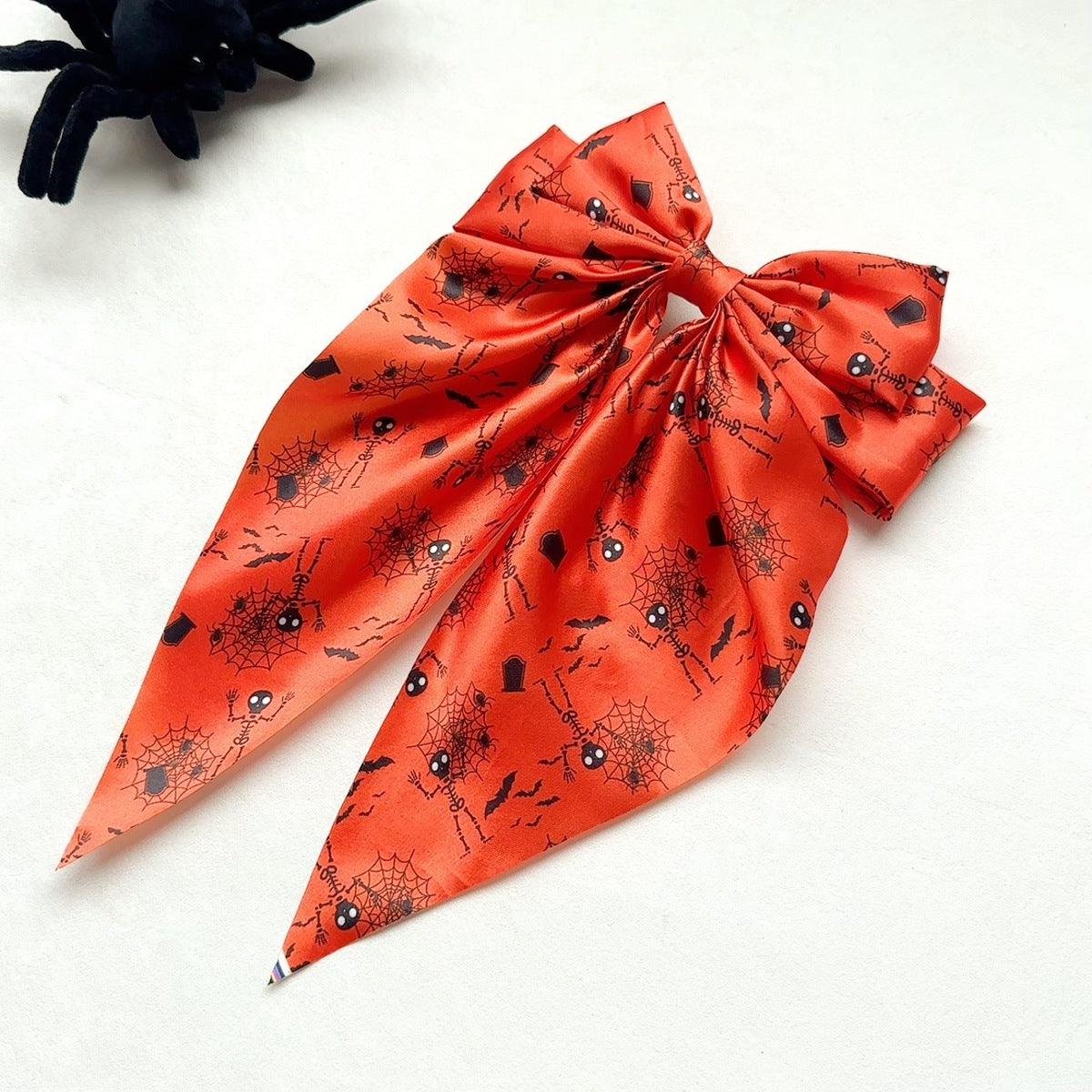 Halloween Ghost Spider Strap Spring Hairpin