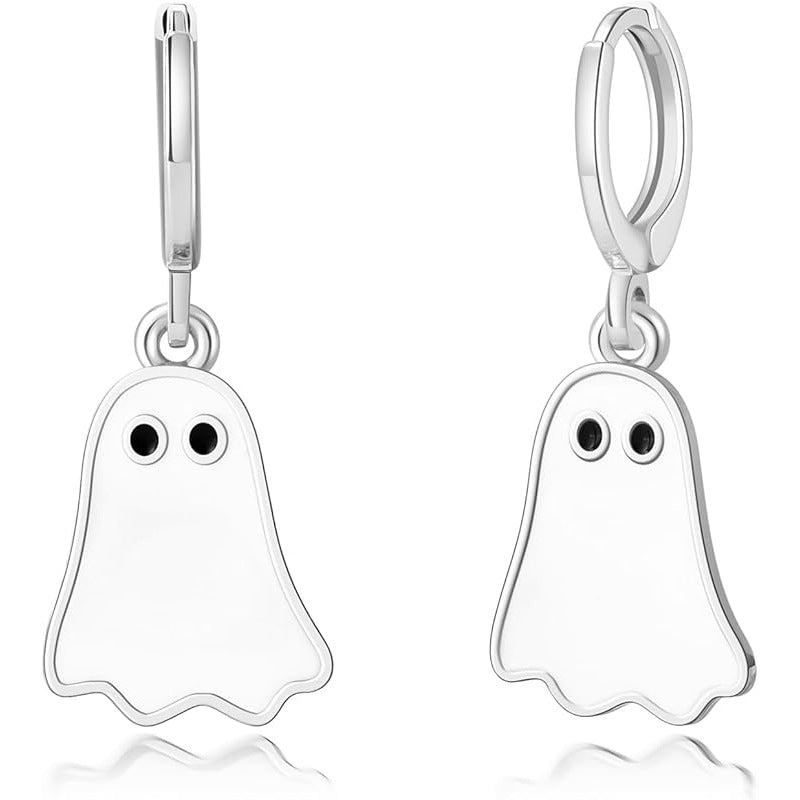 Women Fashion Cute Halloween Walking Ghost Earrings