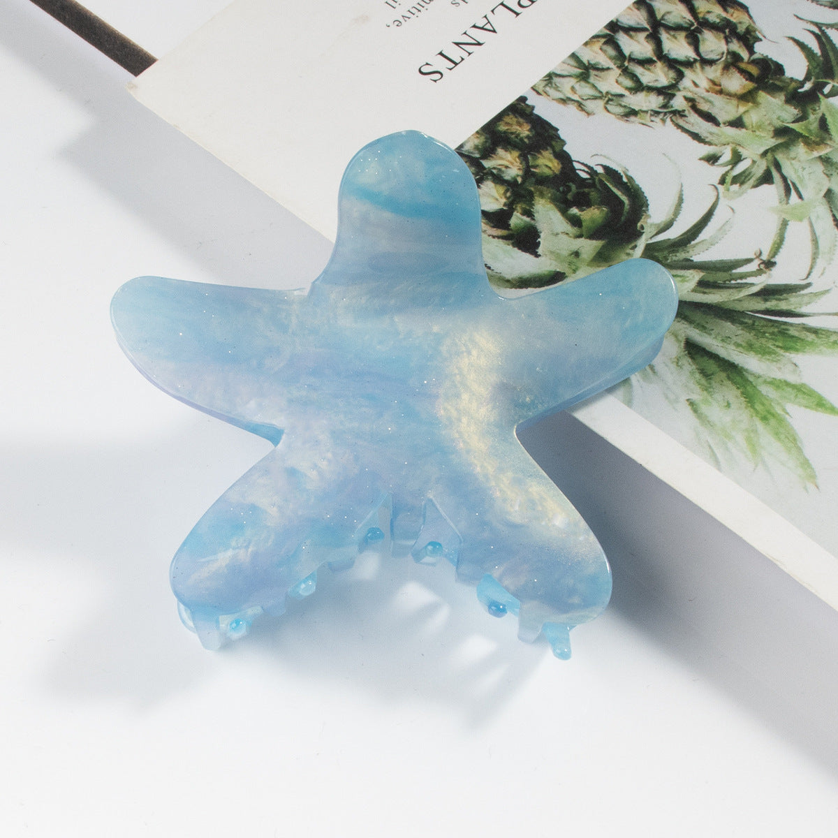 Fashion Starfish Grab Clip Acrylic Women'S Hairpin