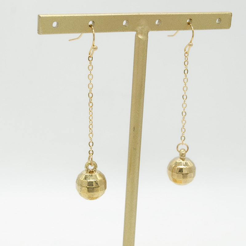 Boucles d'oreilles géométriques en alliage métallique pour femmes