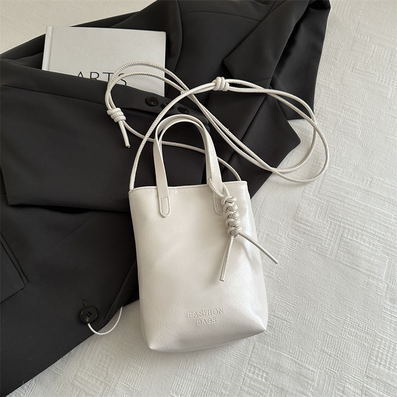 Bolso bandolera para teléfono móvil de color sólido y sencillo de moda