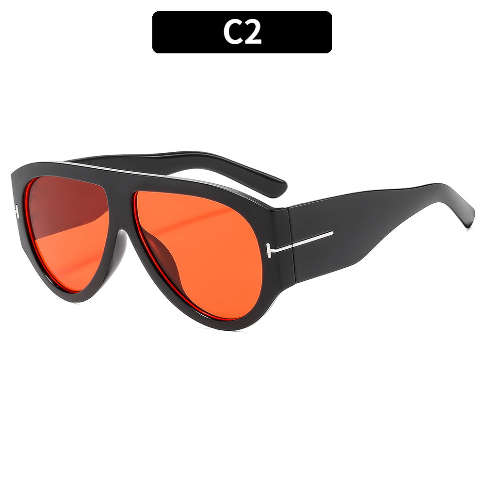 Fashion Large Frame Sunscreen Sunglasses